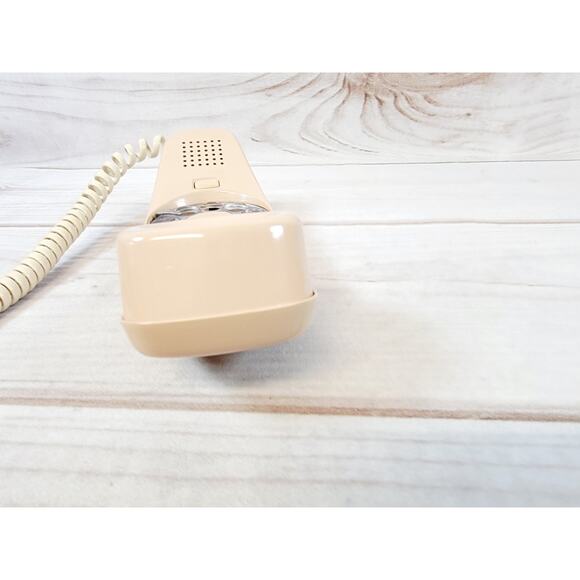 Vintage Pink Beige Trendline Trimline Rotary Dial Wall Phone Telephone TELW - Picture 15 of 16